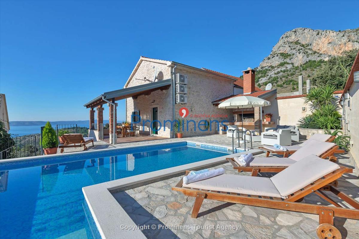 Ferienhaus Mia mit Pool in Živogošće -  Makarska Riviera-Kroatien Urlaub