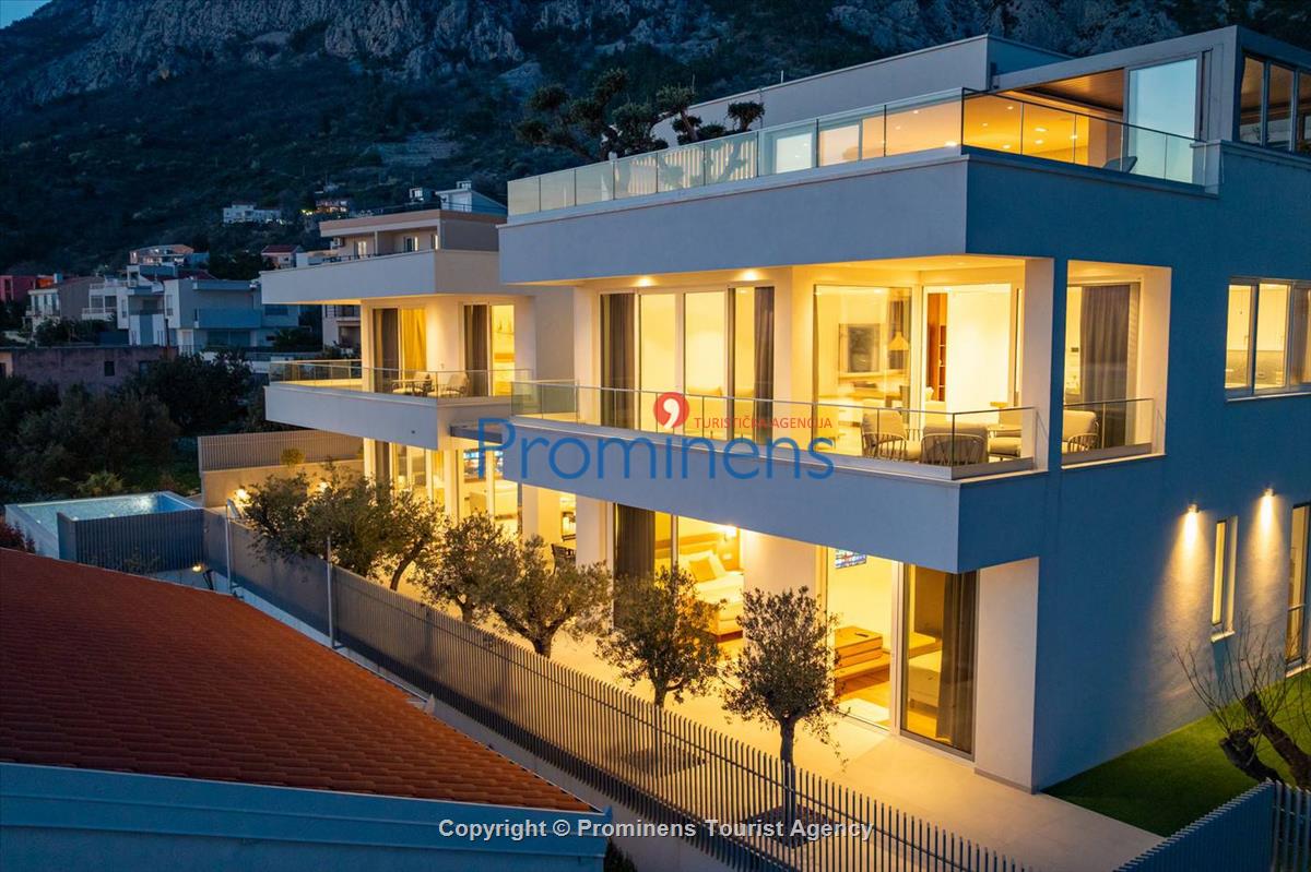 Exklusive Ferienwohnung Maja und Petra mit Pool in Makarska, 