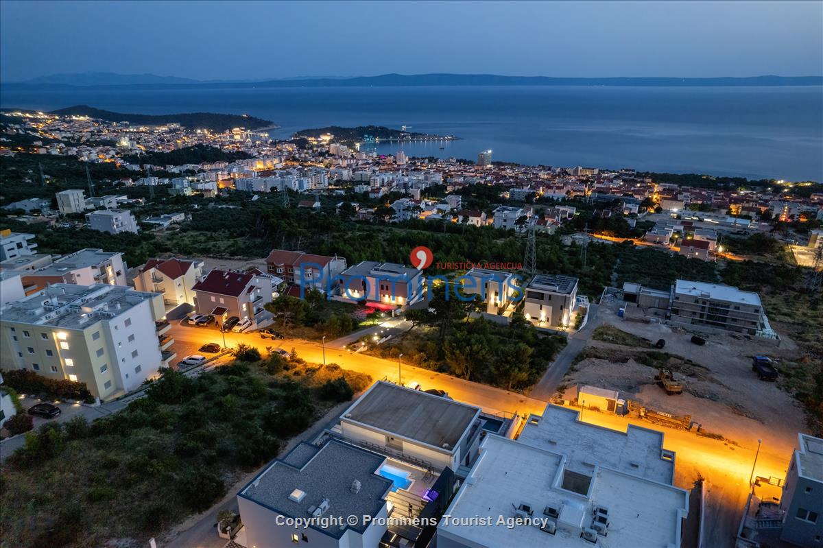 Villa Hota Makarska – grijani bazen, masažna kada, sauna, fitnes, 8 osoba