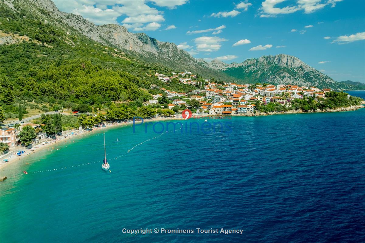 Kuća na plaži San't Antonio Podaca – 4 spavaće sobe, 2 obitelji, direktan izlaz na more, Makarska rivijera