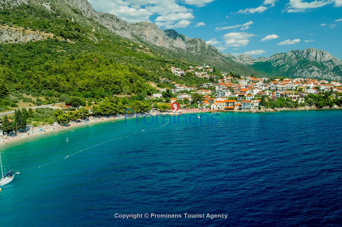 Kuća na plaži San't Antonio Podaca – 4 spavaće sobe, 2 obitelji, direktan izlaz na more, Makarska rivijera