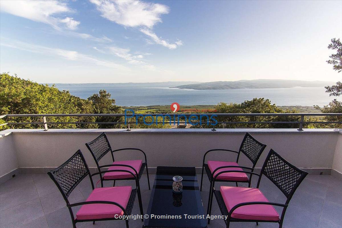 Ferienhaus Bastion mit Pool und Meerblick Baška Voda Dalmatien