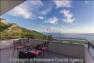 Ferienhaus Bastion mit Pool und Meerblick Baška Voda Dalmatien