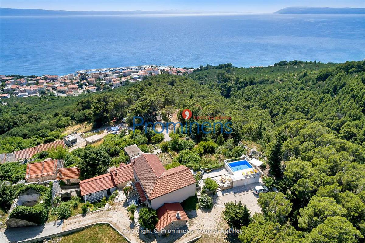 Ferienhaus Finestra mit Pool in  Tučepi an Makarska Riviera mit zwei Schlafzimmern-Kroatien -Familienurlaub 