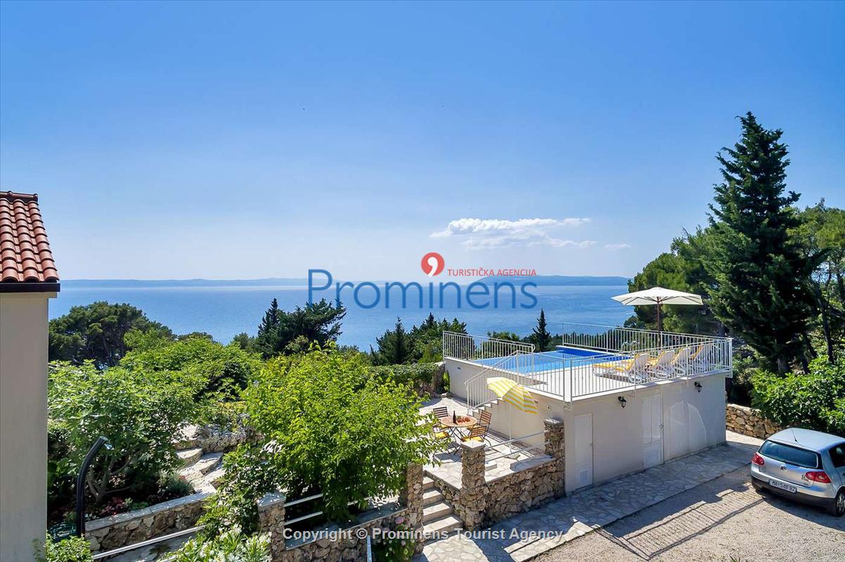 Ferienhaus Finestra mit Pool in  Tučepi an Makarska Riviera mit zwei Schlafzimmern-Kroatien -Familienurlaub 