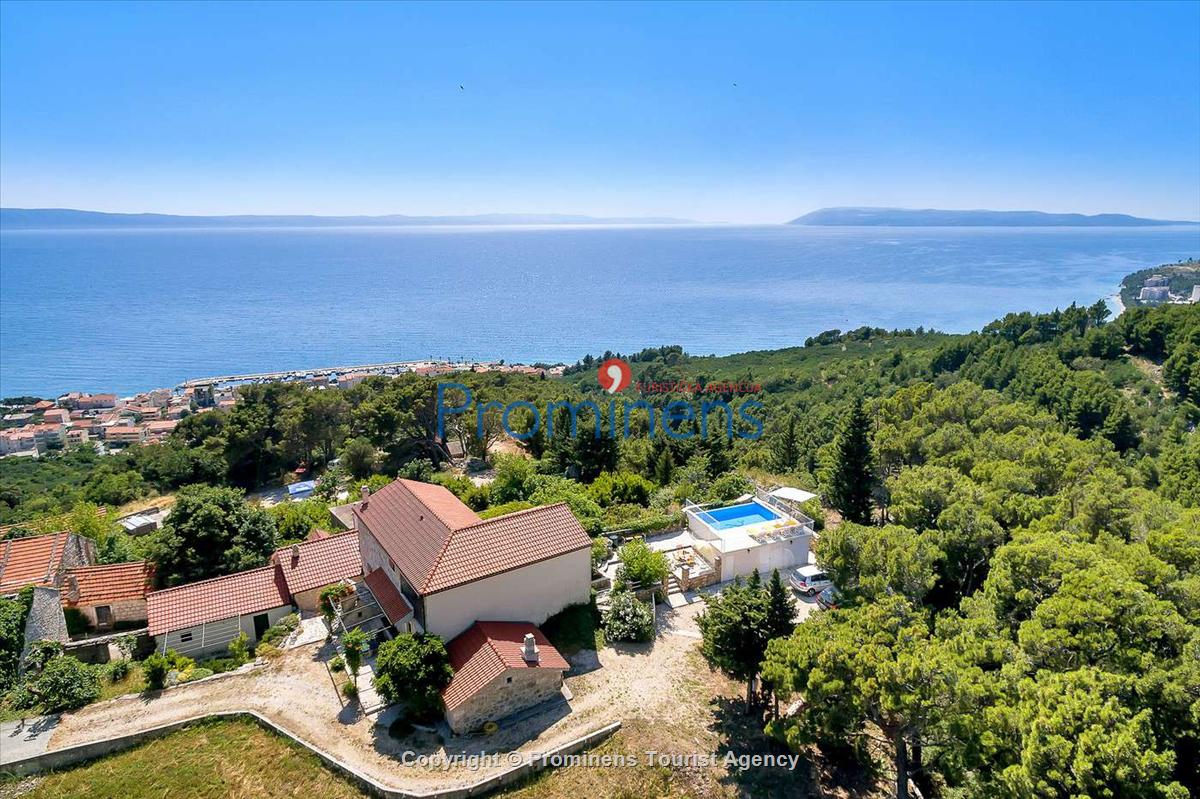 Ferienhaus Finestra mit Pool in  Tučepi an Makarska Riviera mit zwei Schlafzimmern-Kroatien -Familienurlaub 