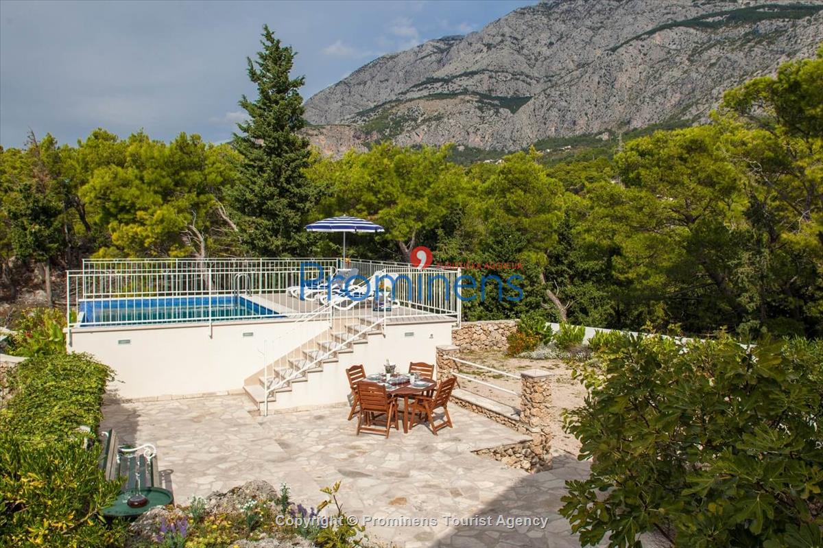 Ferienhaus Finestra mit Pool in  Tučepi an Makarska Riviera mit zwei Schlafzimmern-Kroatien -Familienurlaub 