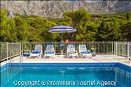 Ferienhaus Finestra mit Pool in  Tučepi an Makarska Riviera mit zwei Schlafzimmern-Kroatien -Familienurlaub 