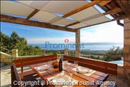 Ferienhaus Villa Dado Baška Voda,  Makarska Riviera  Kroatien  mit Meerblick beheiztem Pool und Garten