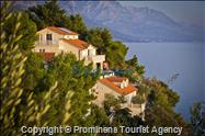 Villa Americano direkt am Strand in Pisak am Meer- Makarska Riviera Ideal fuer Familen mit Kindern