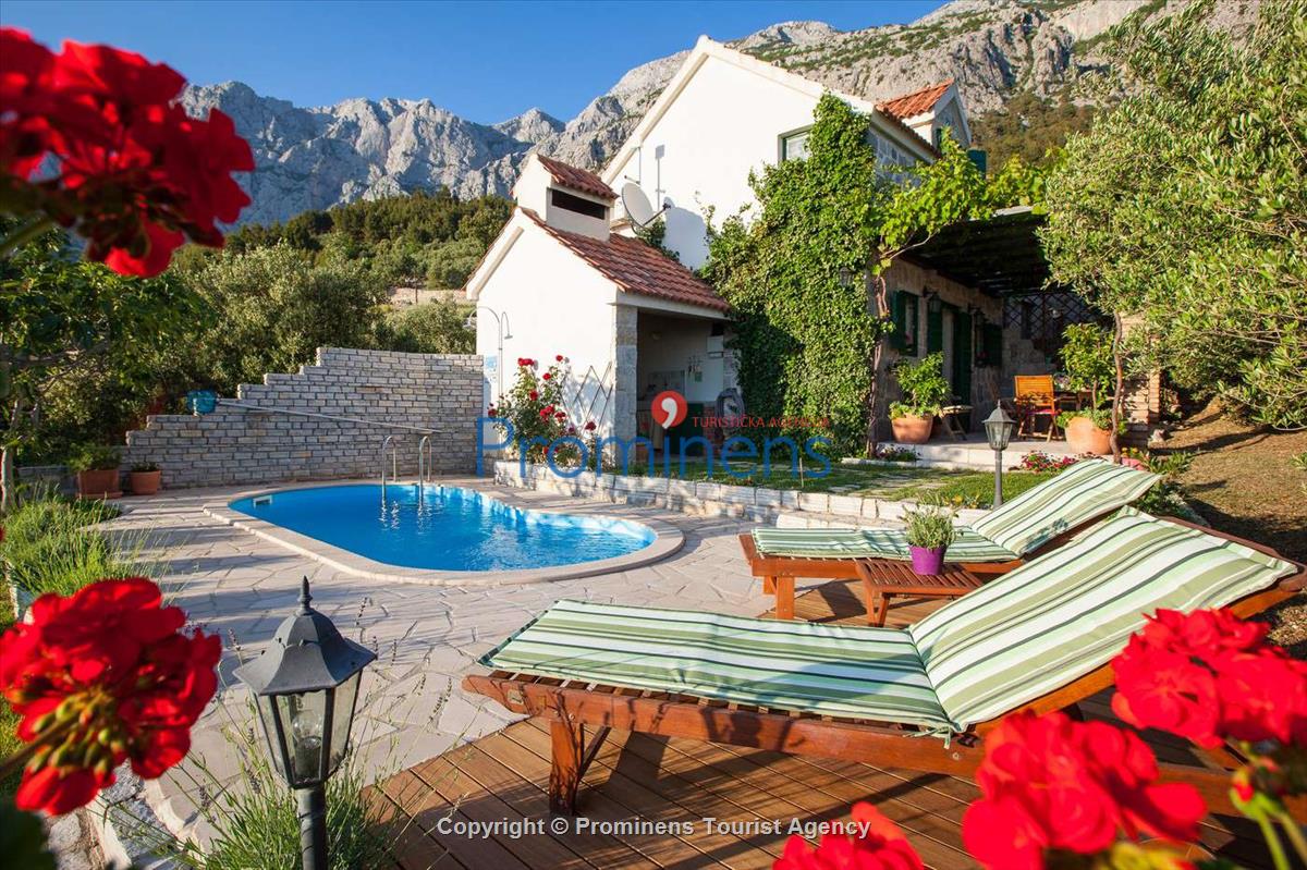 Ferienhaus Ela mit Meerblick in Puharići- Makarska- Kroatien - Perfekter Familienurlaub