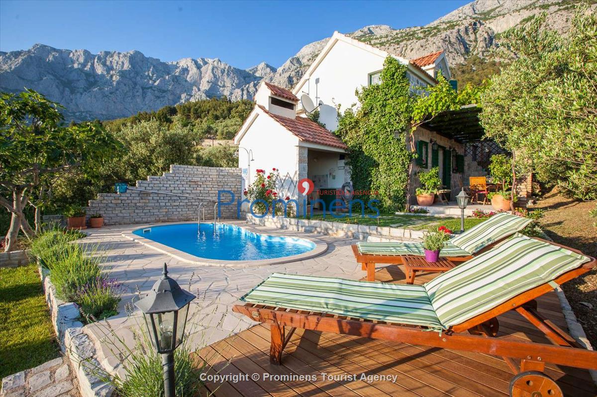 Ferienhaus Ela mit Meerblick in Puharići- Makarska- Kroatien - Perfekter Familienurlaub