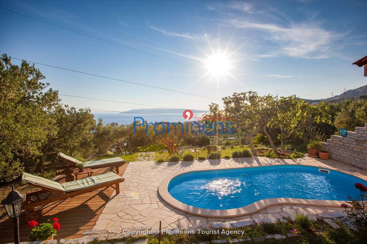 Ferienhaus Ela mit Meerblick in Puharići- Makarska- Kroatien - Perfekter Familienurlaub