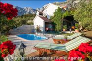 Ferienhaus Ela mit Meerblick in Puharići- Makarska- Kroatien - Perfekter Familienurlaub