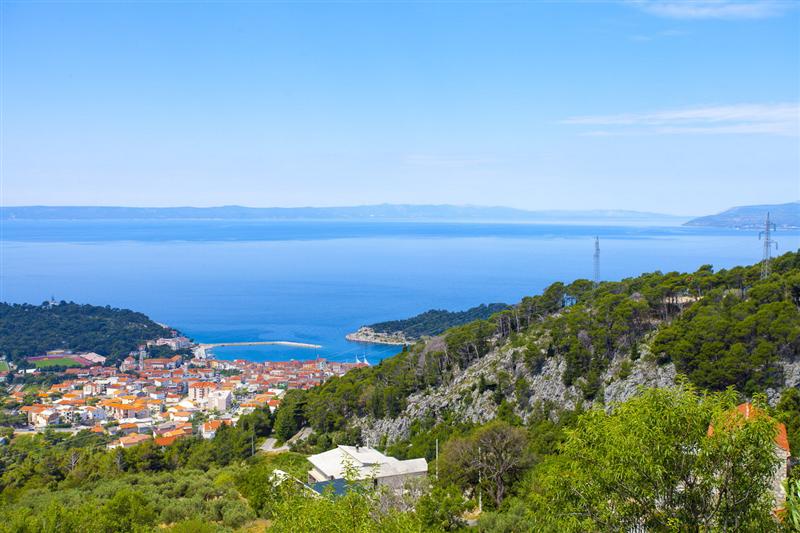 Steinhaus Fetiva mit Meerblick, Whirlpool und Sauna- ruhiger Lage ueber Makarska