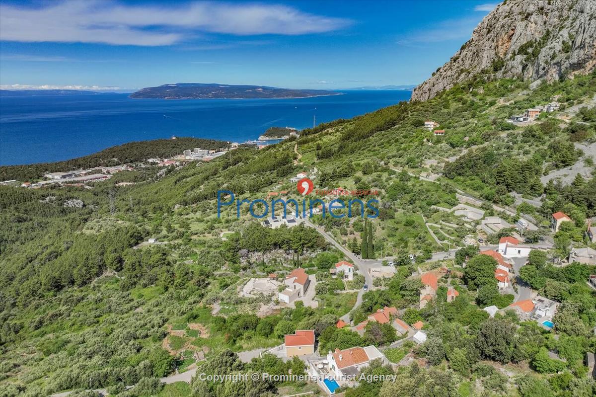 Ferienhaus Mely mit beheiztem Pool in Makarska - Panoramablick und Entspannung