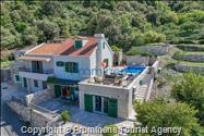 Ferienhaus Mely mit beheiztem Pool in Makarska - Panoramablick und Entspannung