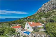 Ferienhaus Mely mit beheiztem Pool in Makarska - Panoramablick und Entspannung