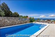 Ferienhaus Mely mit beheiztem Pool in Makarska - Panoramablick und Entspannung