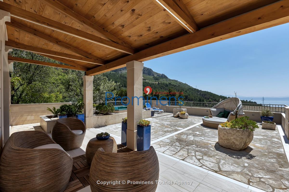 Ferienhaus mit Pool Villa Rita in Makarska - Kroatien im Naturpark Biokovo