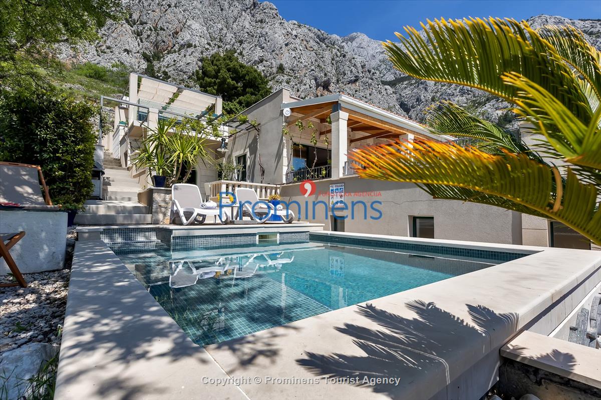 Ferienhaus mit Pool Villa Rita in Makarska - Kroatien im Naturpark Biokovo