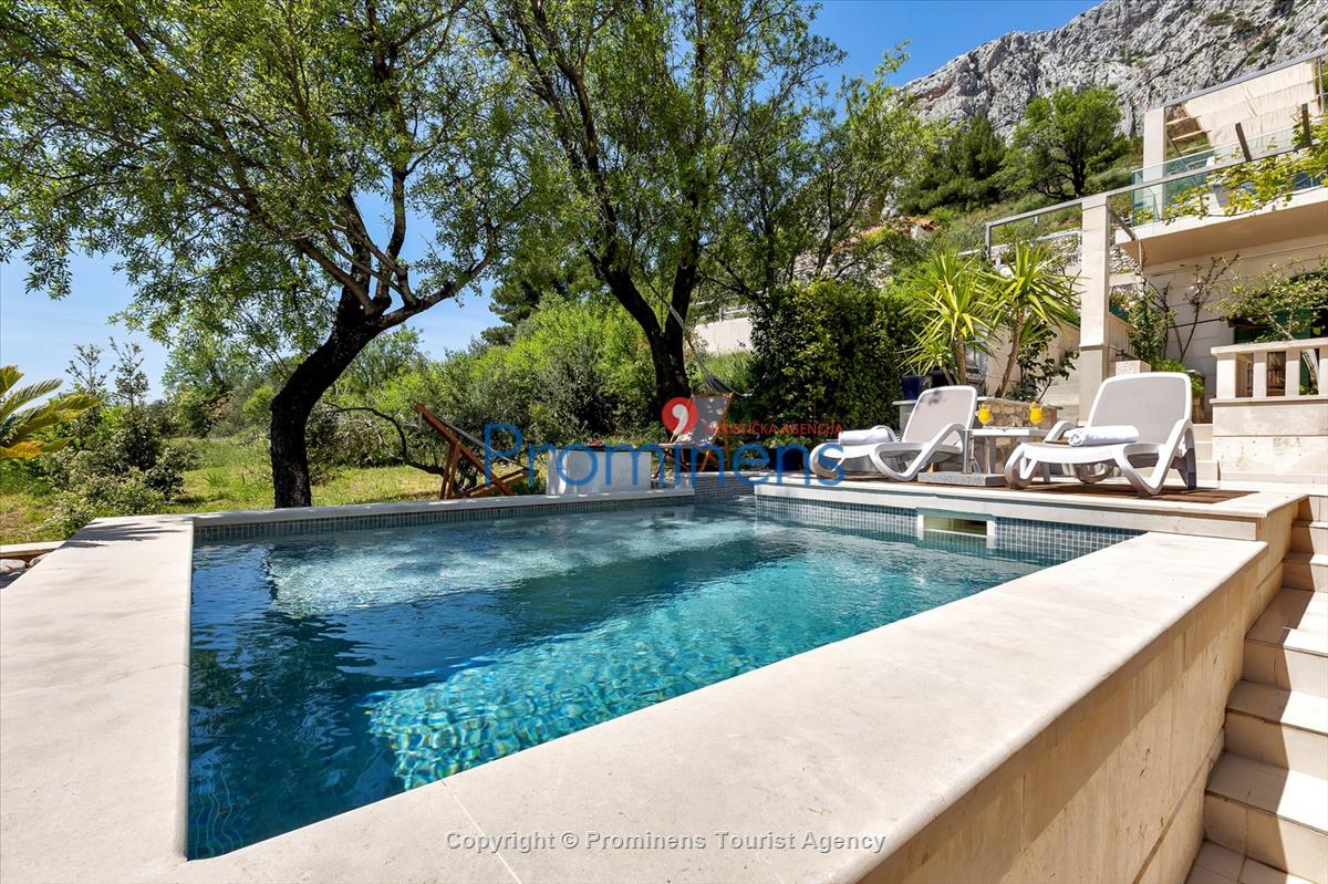 Ferienhaus mit Pool Villa Rita in Makarska - Kroatien im Naturpark Biokovo