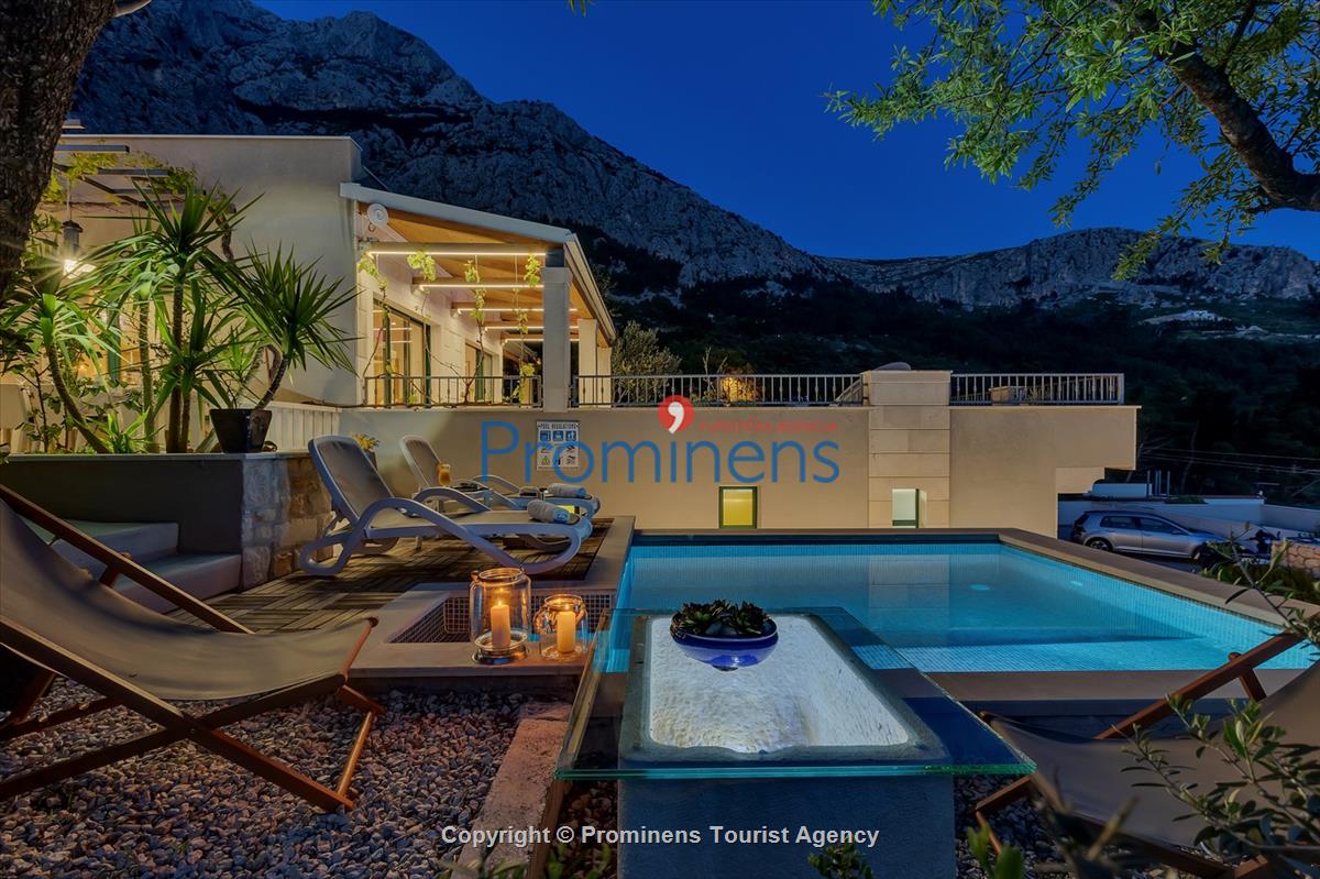 Ferienhaus mit Pool Villa Rita in Makarska - Kroatien im Naturpark Biokovo