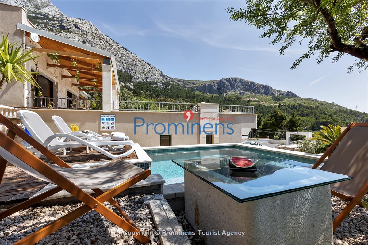 Ferienhaus mit Pool Villa Rita in Makarska - Kroatien im Naturpark Biokovo