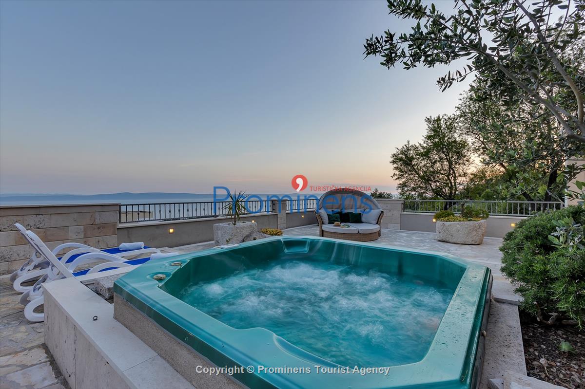 Ferienhaus mit Pool Villa Rita in Makarska - Kroatien im Naturpark Biokovo