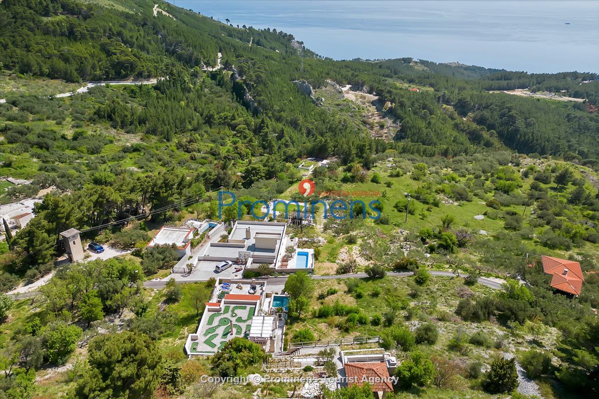 Ferienhaus mit Pool Villa Rita in Makarska - Kroatien im Naturpark Biokovo