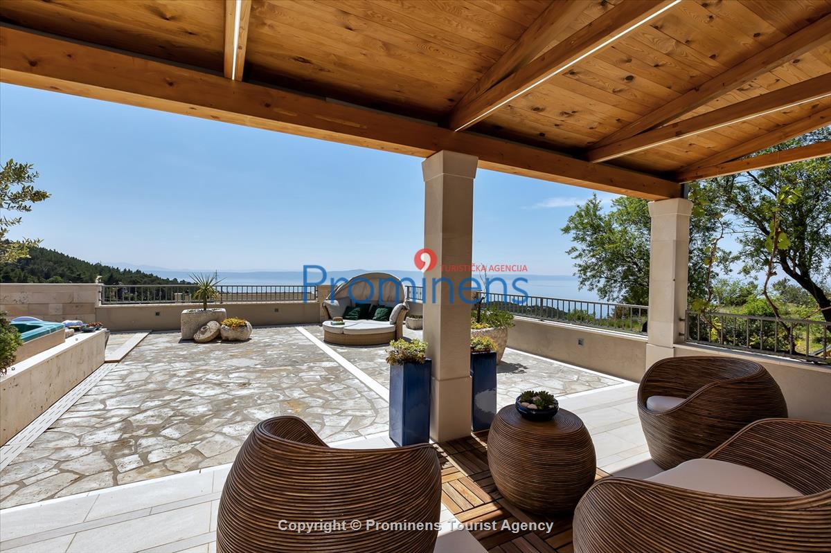 Ferienhaus mit Pool Villa Rita in Makarska - Kroatien im Naturpark Biokovo