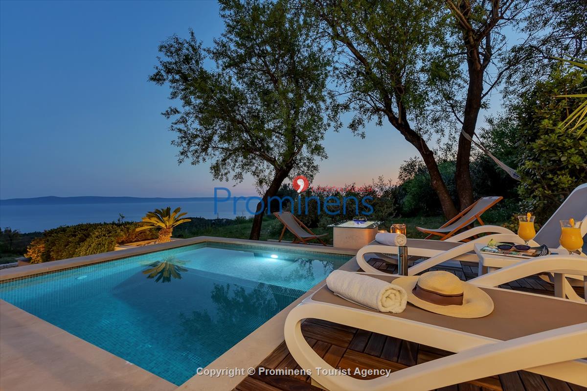 Ferienhaus mit Pool Villa Rita in Makarska - Kroatien im Naturpark Biokovo