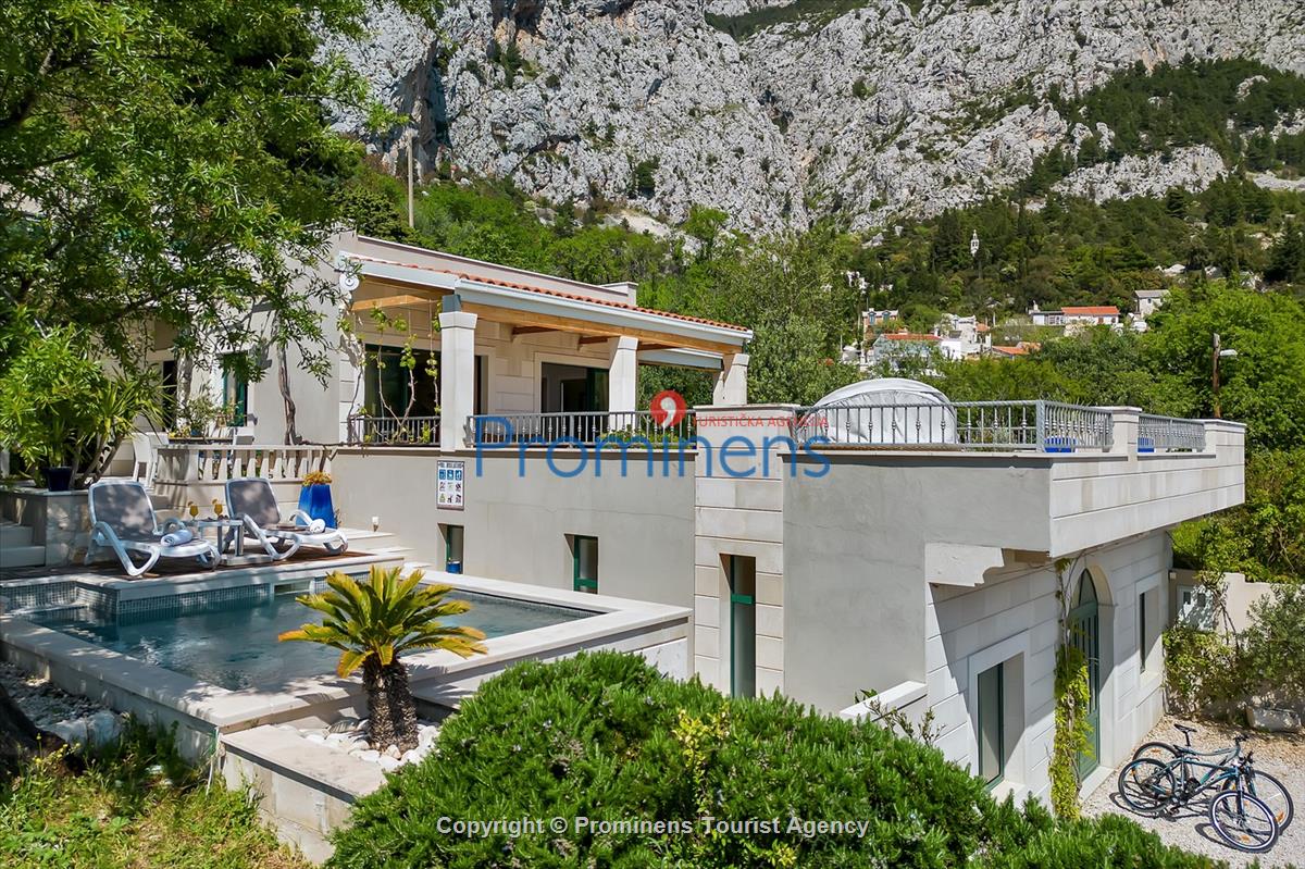 Ferienhaus mit Pool Villa Rita in Makarska - Kroatien im Naturpark Biokovo