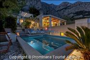 Ferienhaus mit Pool Villa Rita in Makarska - Kroatien im Naturpark Biokovo