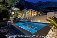 Ferienhaus mit Pool Villa Rita in Makarska - Kroatien im Naturpark Biokovo