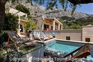 Ferienhaus mit Pool Villa Rita in Makarska - Kroatien im Naturpark Biokovo