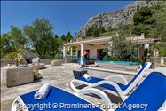 Ferienhaus mit Pool Villa Rita in Makarska - Kroatien im Naturpark Biokovo