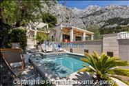 Ferienhaus mit Pool Villa Rita in Makarska - Kroatien im Naturpark Biokovo