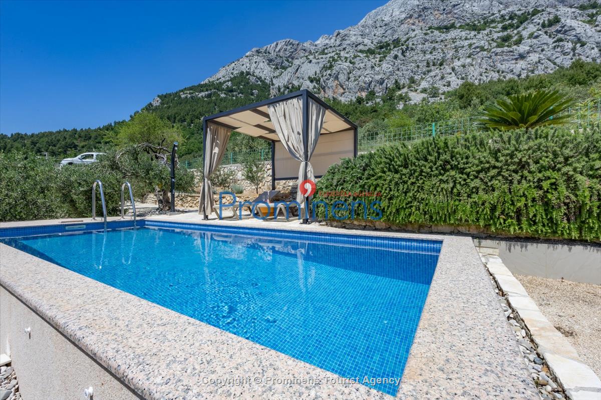 Ferienhaus mit Pool Vista Mare Baška Voda Kroatien