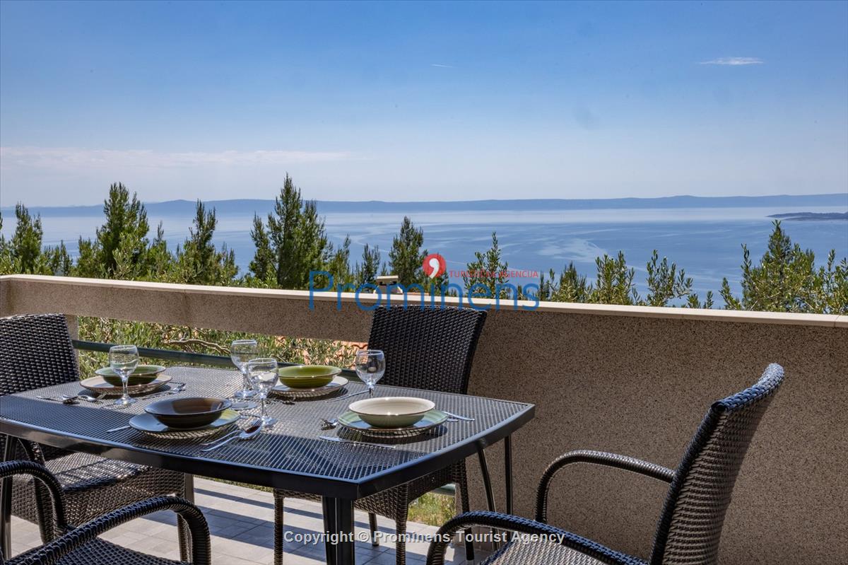 Ferienhaus mit Pool Vista Mare Baška Voda Kroatien