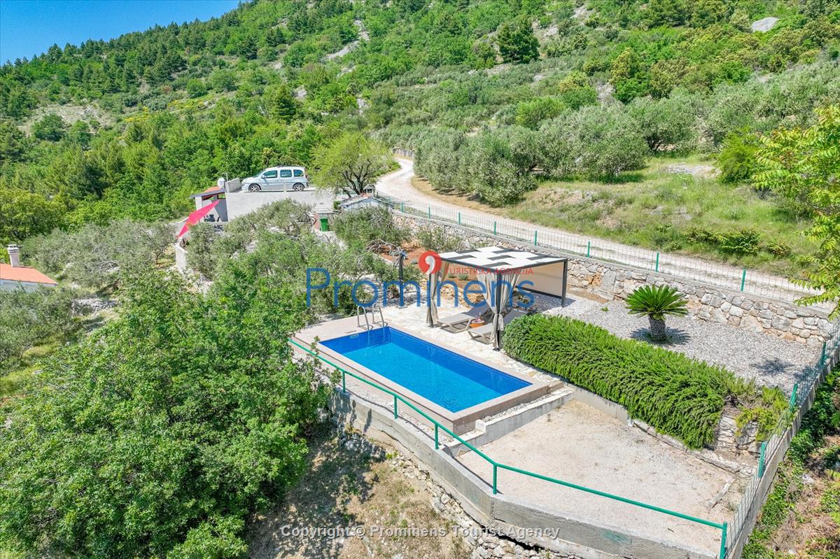 Holiday home Vista Mare with pool and sea view Baska Voda