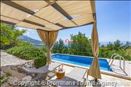 Ferienhaus mit Pool Vista Mare Baška Voda Kroatien