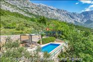 Ferienhaus mit Pool Vista Mare Baška Voda Kroatien