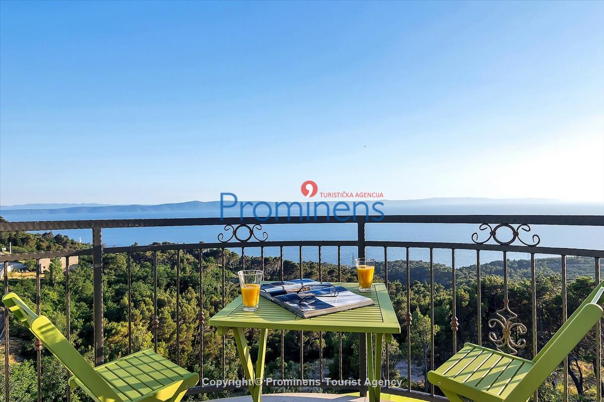 Charmantes Ferienhaus mit Pool und Meerblick in Tučepi - Kroatien an der Makarska Riviera 