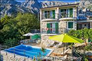 Charmantes Ferienhaus mit Pool und Meerblick in Tučepi - Kroatien an der Makarska Riviera 