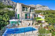 Charmantes Ferienhaus mit Pool und Meerblick in Tučepi - Kroatien an der Makarska Riviera 