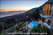 Charmantes Ferienhaus mit Pool und Meerblick in Tučepi - Kroatien an der Makarska Riviera 