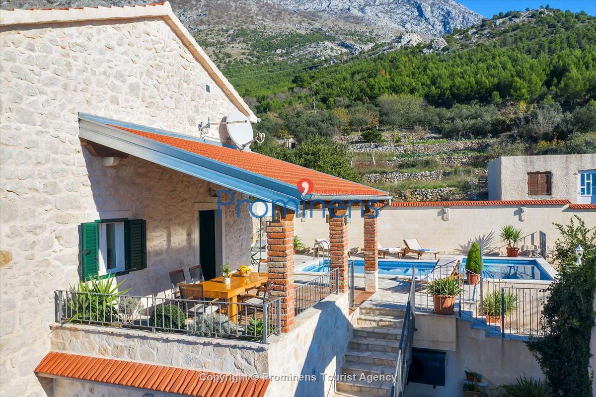 Ferienhaus Mia mit Pool in Živogošće -  Makarska Riviera-Kroatien Urlaub