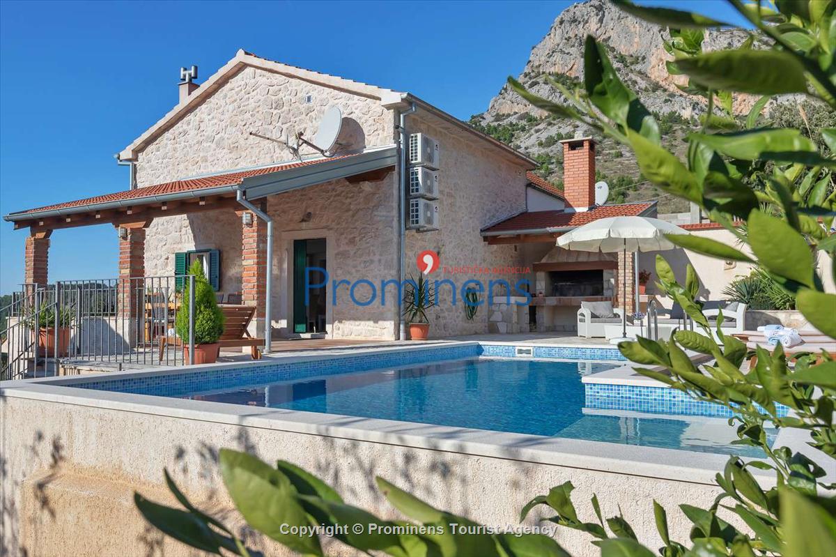 Ferienhaus Mia mit Pool in Živogošće -  Makarska Riviera-Kroatien Urlaub