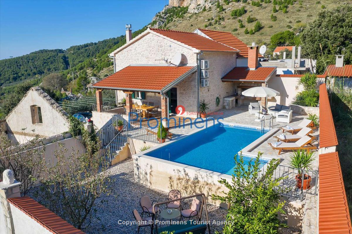 Ferienhaus Mia mit Pool in Živogošće -  Makarska Riviera-Kroatien Urlaub